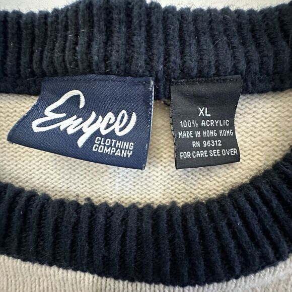 Enyce Jumper Sweater Men’s XL Long Sleeve Hip Hop Urban Vtg 90s Y2K colorblock - Picture 4 of 9